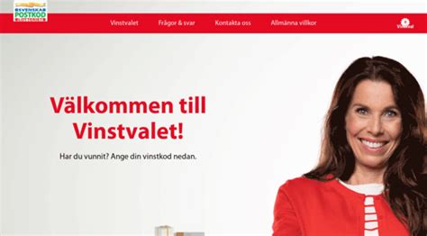 postkodlotteriet mina sidor|Välkommen till Vinstvalet! .